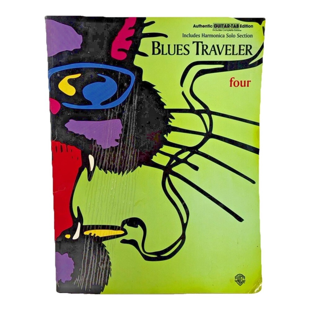 Blues Traveler: Four Authentic Guitar-Tab Edition Vintage 1995 Paperback